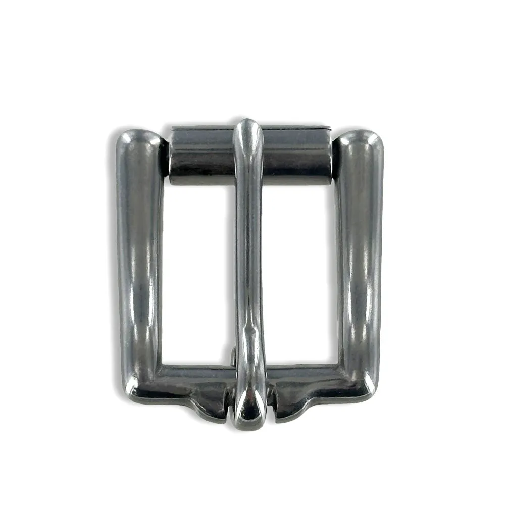1" Nickel #10 Roller Buckle