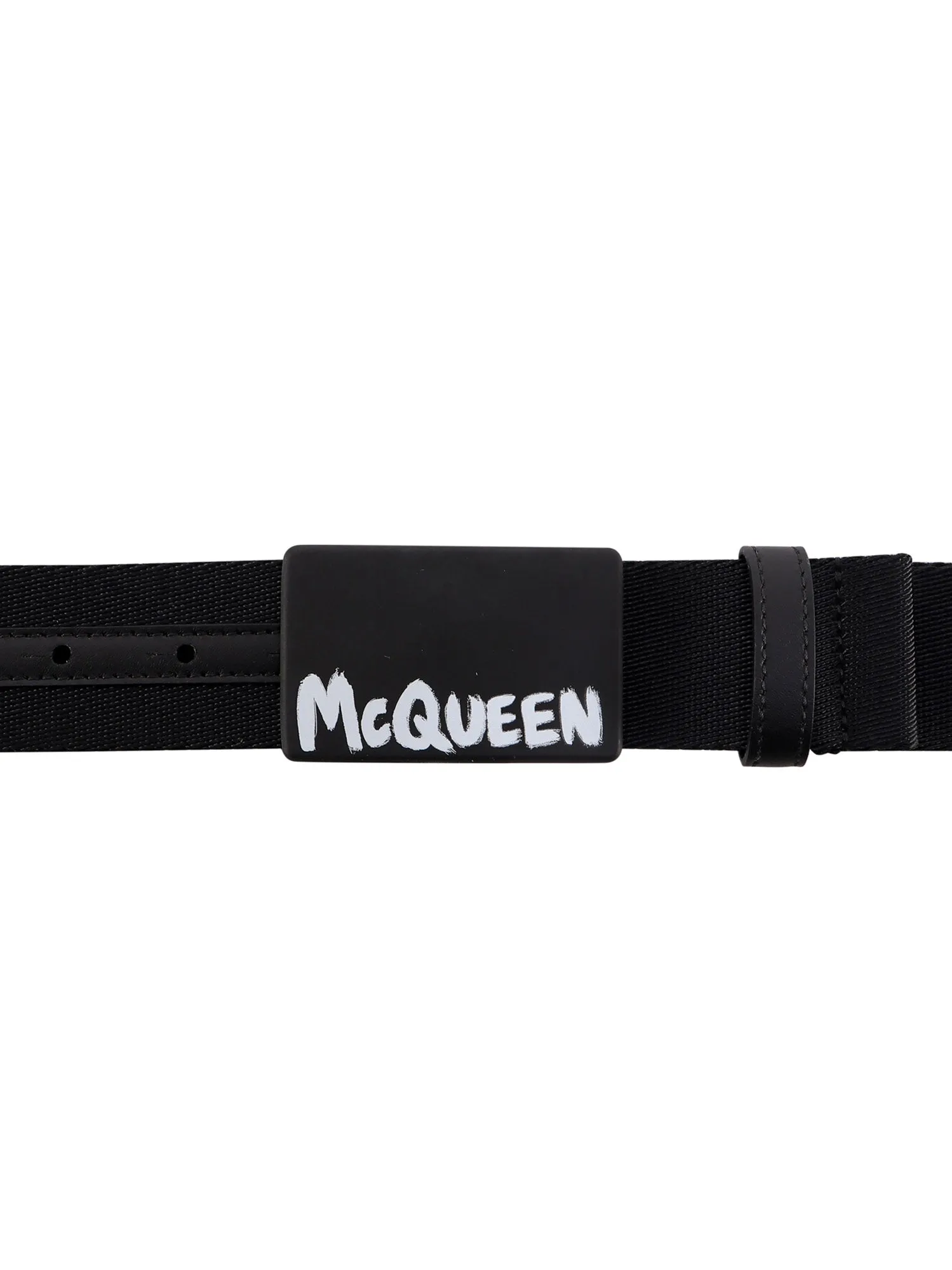 Alexander McQueen Graffiti Logo Belt