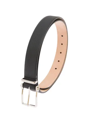 Alexander McQueen Logo Engraved Buckle Belt