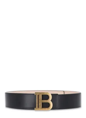 Balmain Logo Buckle Belt
