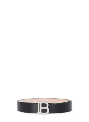Balmain Logo Plaque Belt