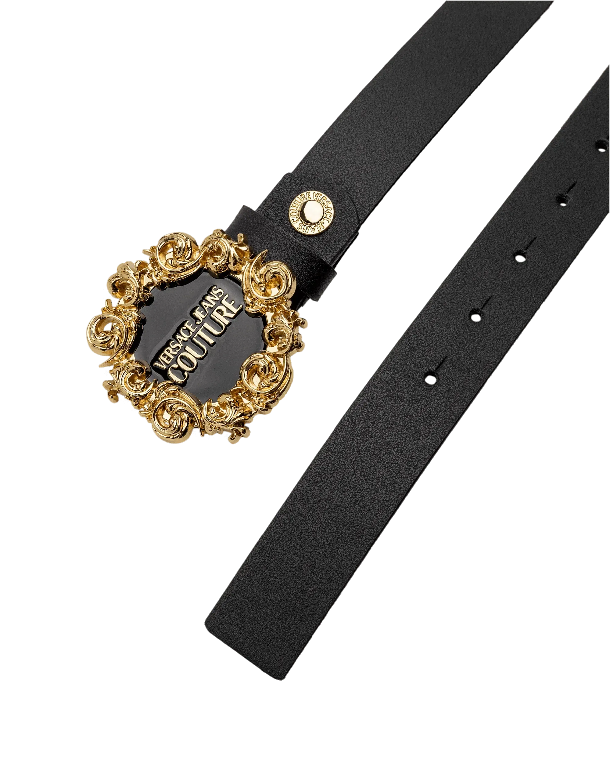 Baroque Logo Leather Belt