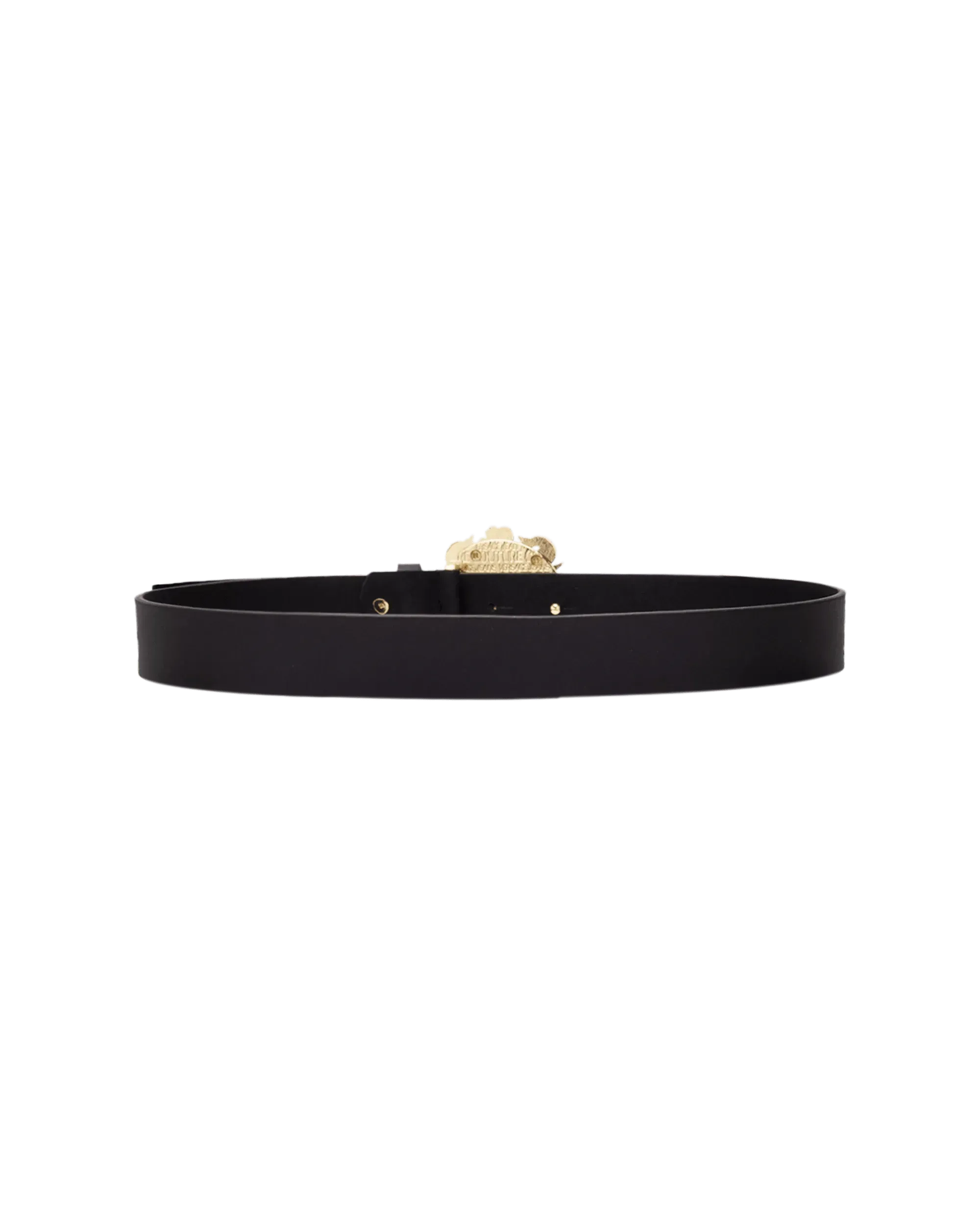 Baroque Logo Leather Belt