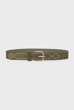 Belt Hailey Dbi38n852 Dark-Khaki