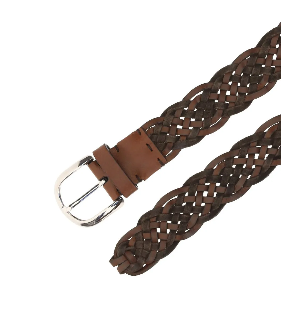 Brunello Cucinelli Braided Buckle Belt