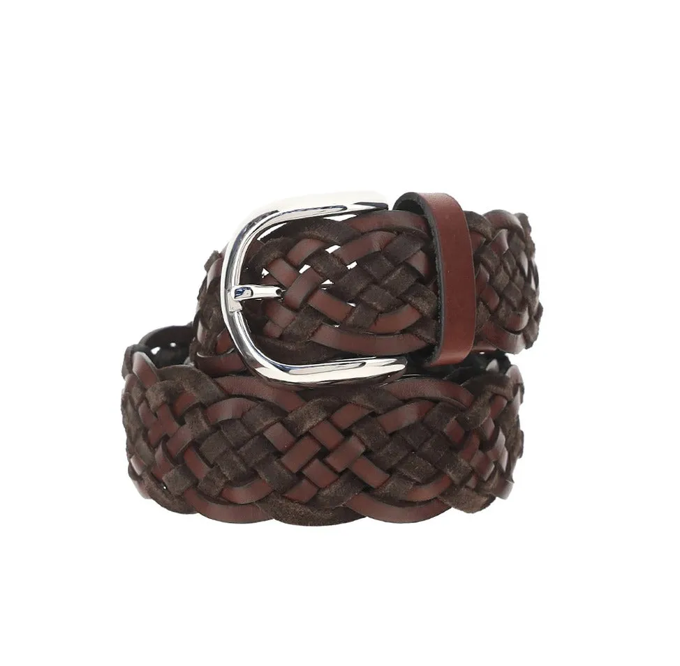 Brunello Cucinelli Braided Buckle Belt