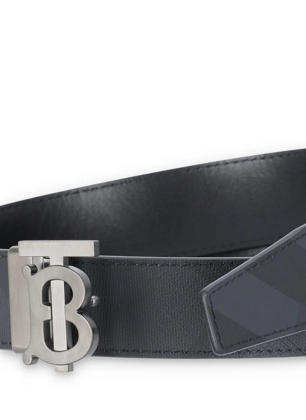 Burberry Monogram Plaque Buckle Belt