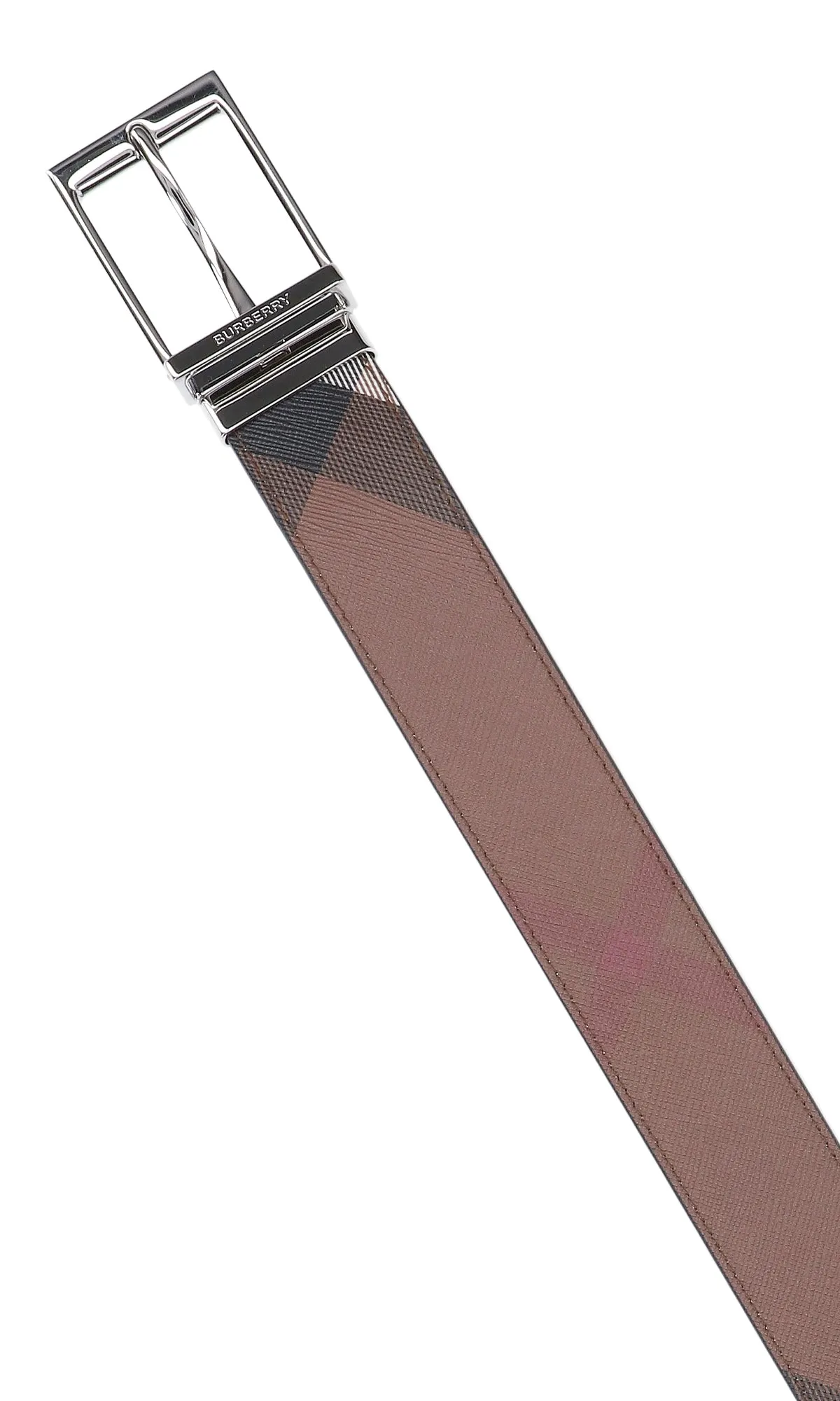 Burberry Reversible Check Belt