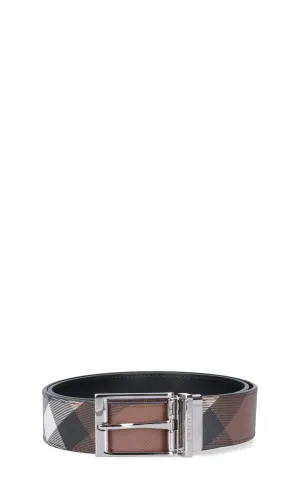 Burberry Reversible Check Belt