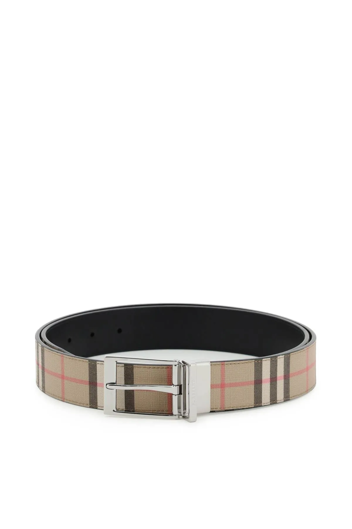 Burberry Reversible Check Pattern Belt