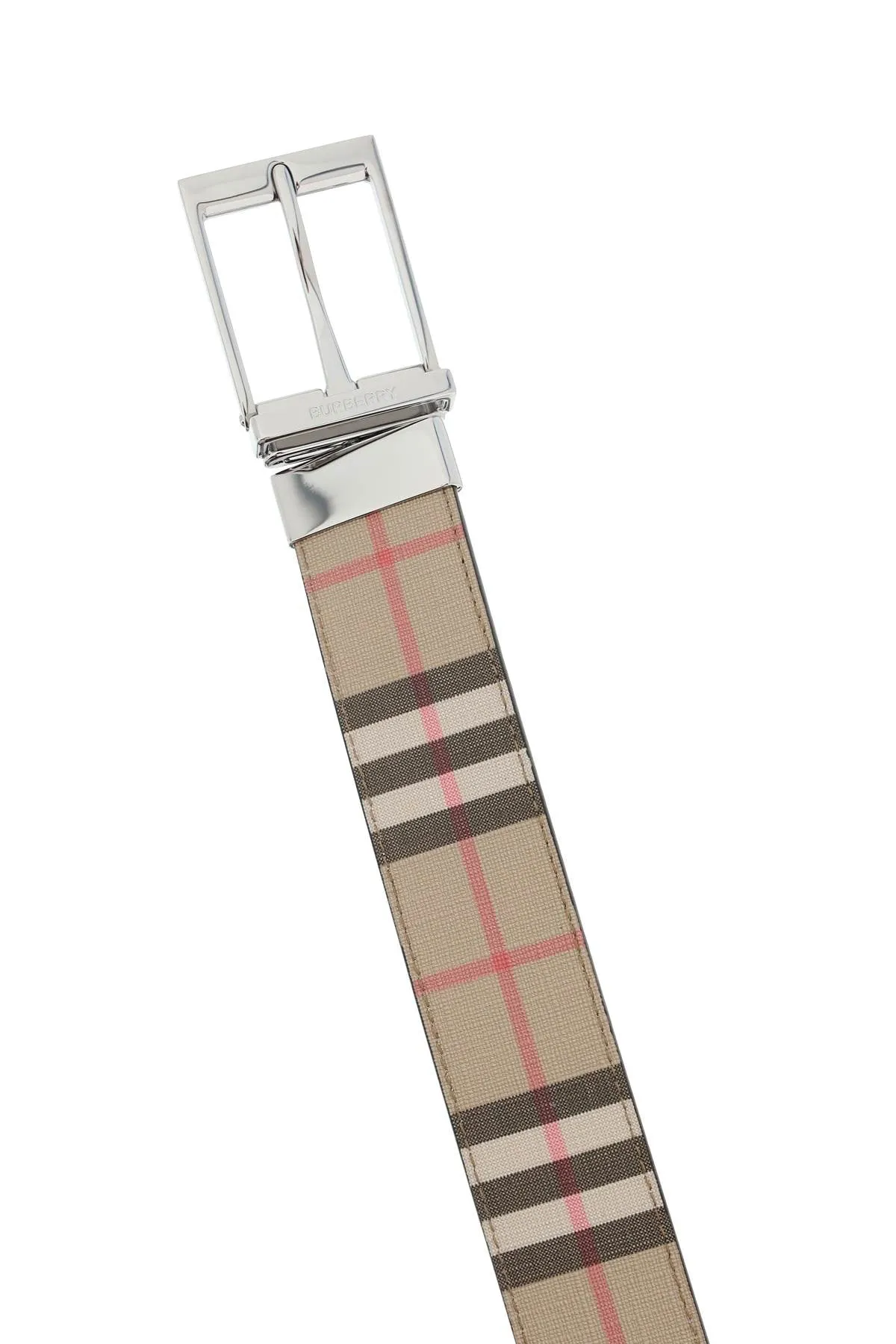 Burberry Reversible Check Pattern Belt