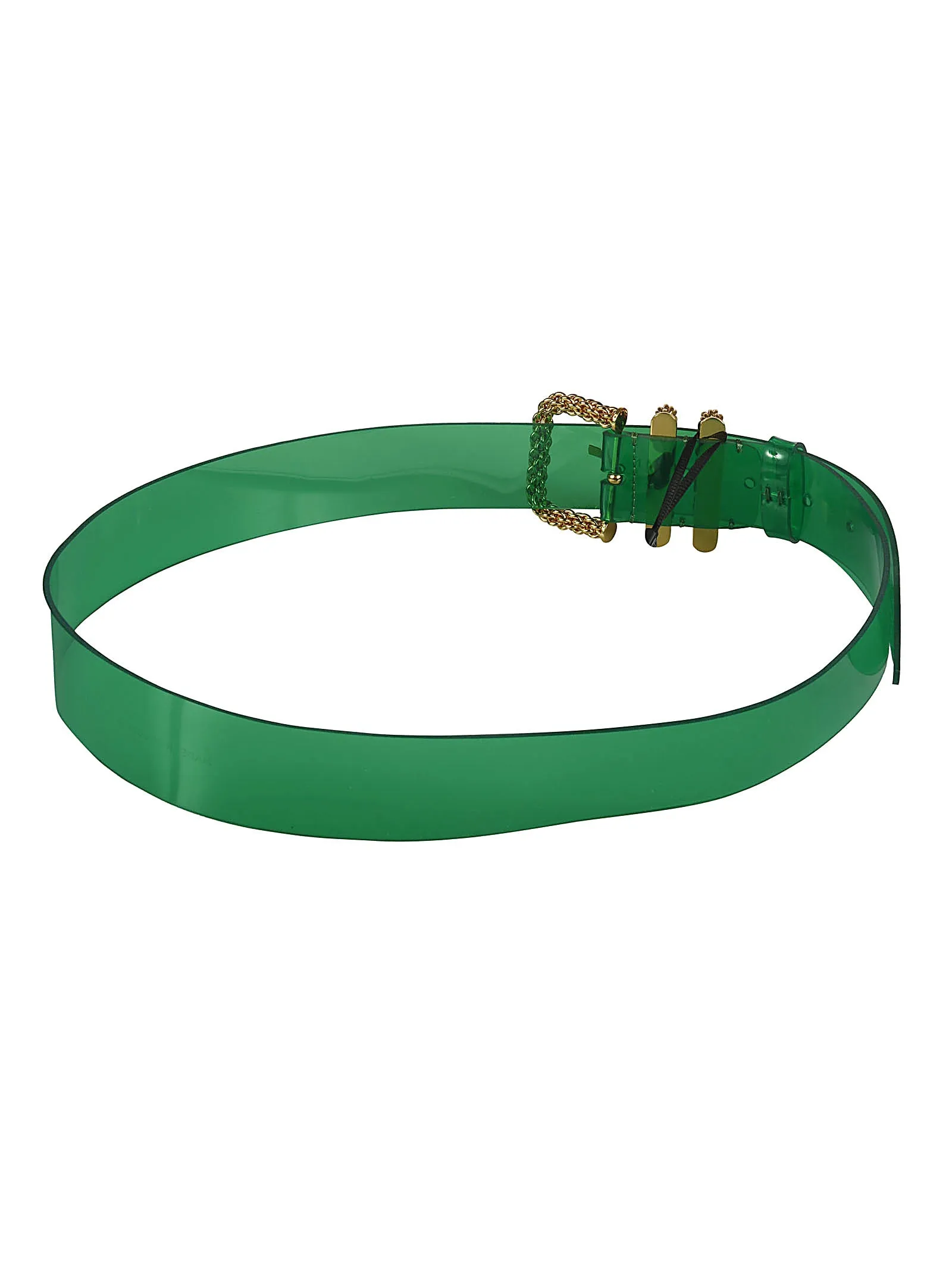 By Far Katina Chain-Link Detailed Buckle Belt