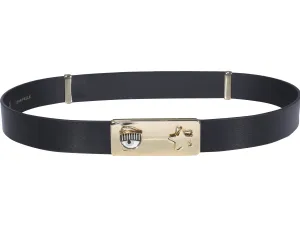 Chiara Ferragni Logo Plaque Buckle Belt