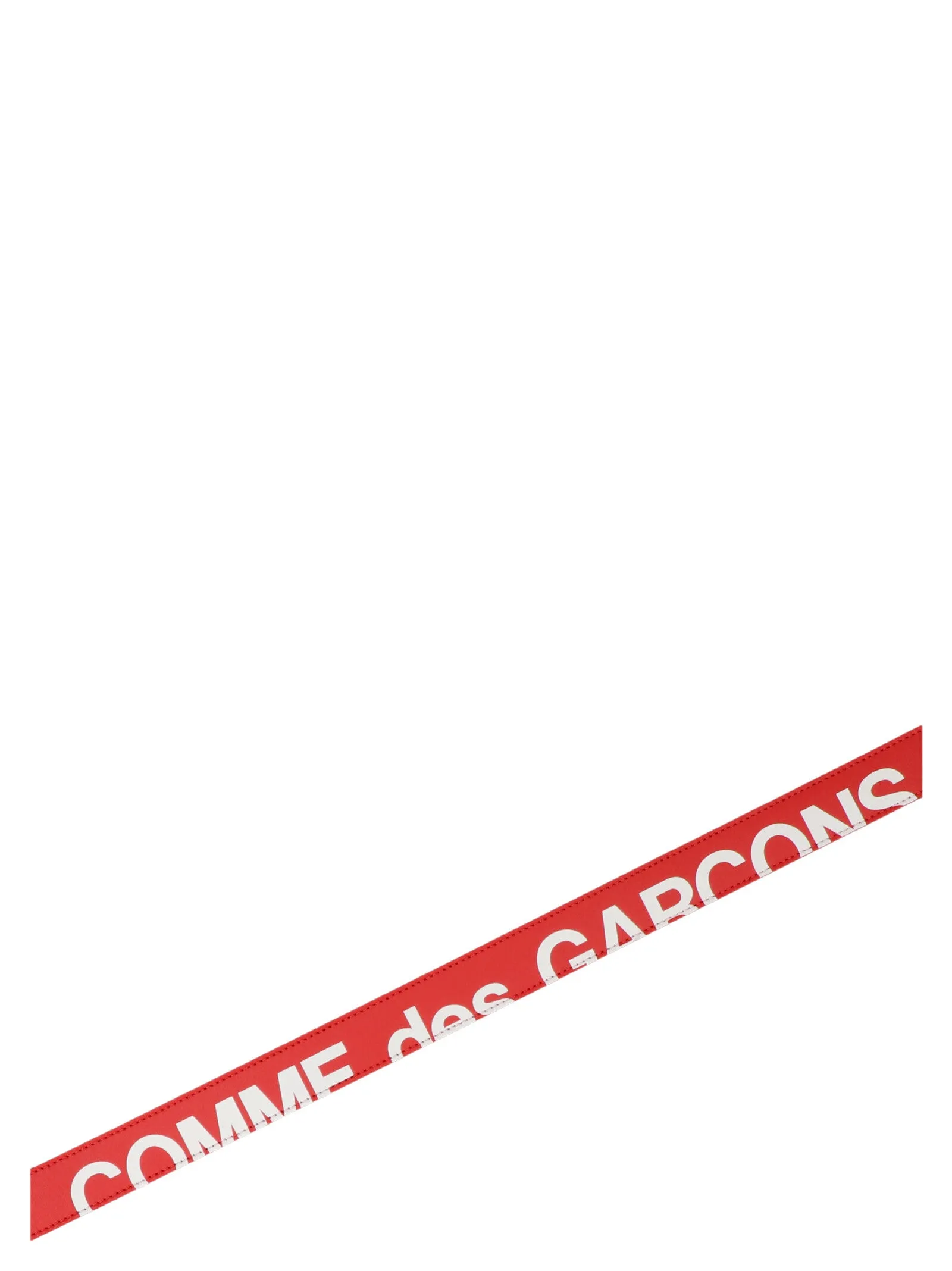 Comme Des Garçons Wallet Logo Belt