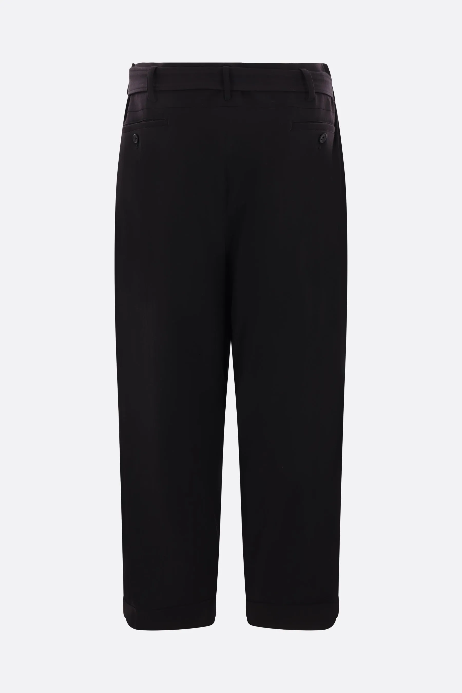 damaged gabardine 2stucks pants