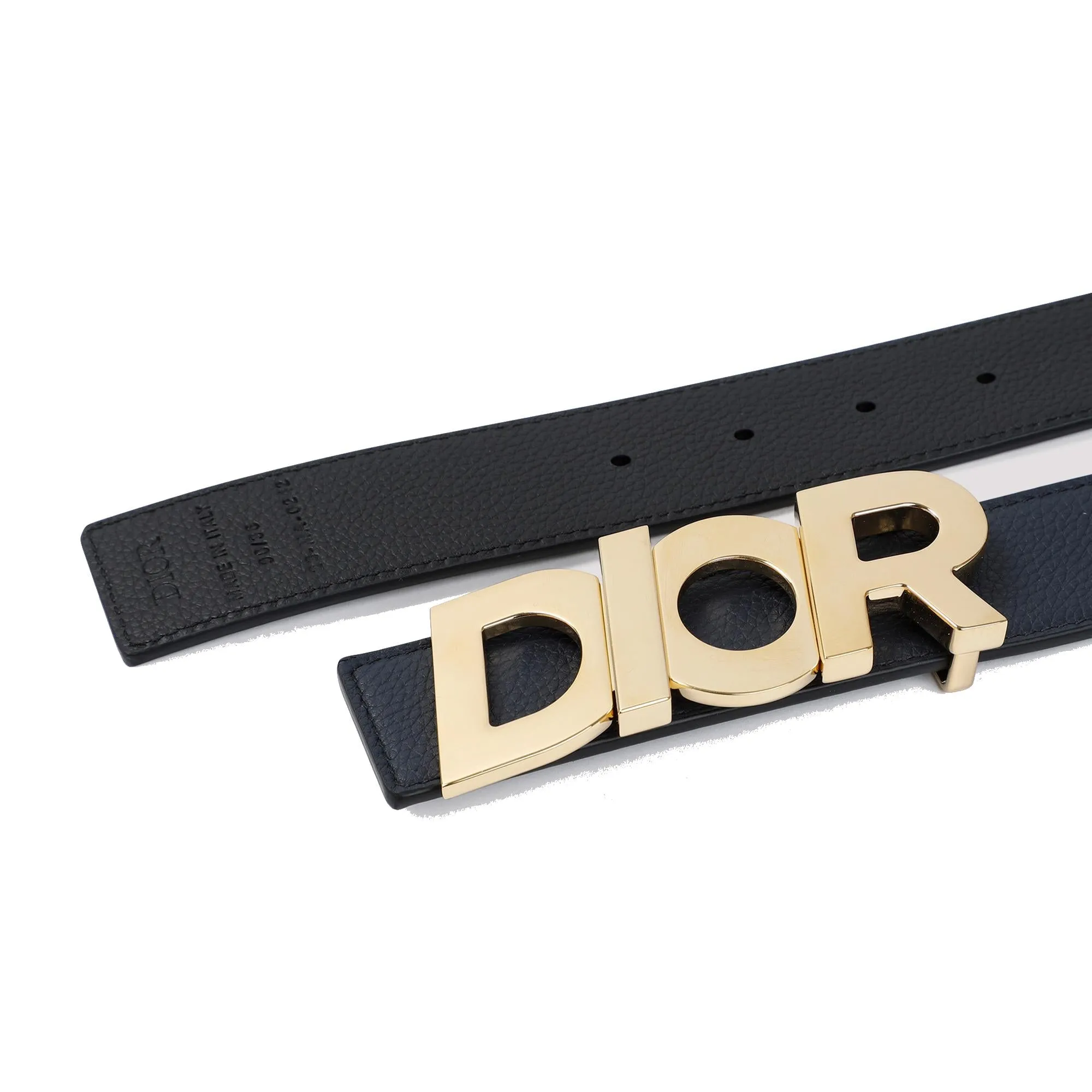 Dior Homme Logo Plaque Belt