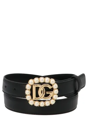 Dolce & Gabbana DG Logo Buckle Belt