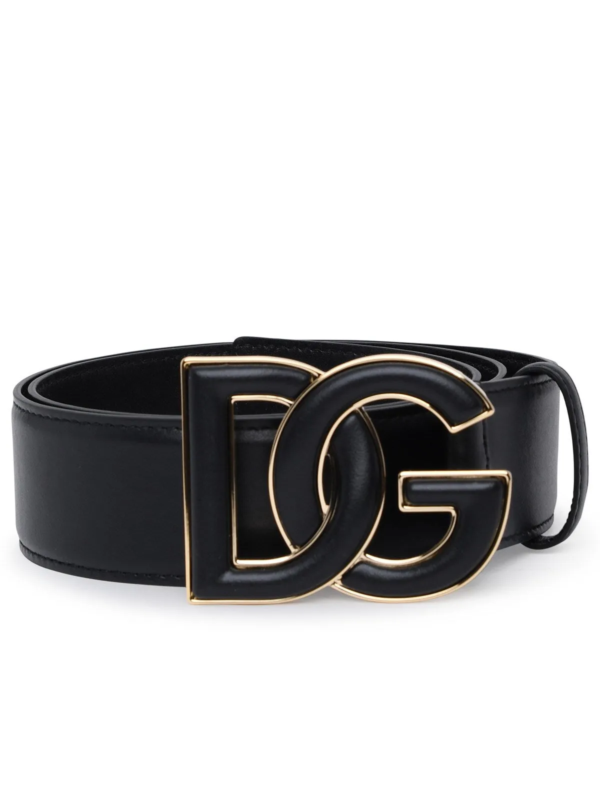 Dolce & Gabbana DG Logo Plaque Buckle Belt