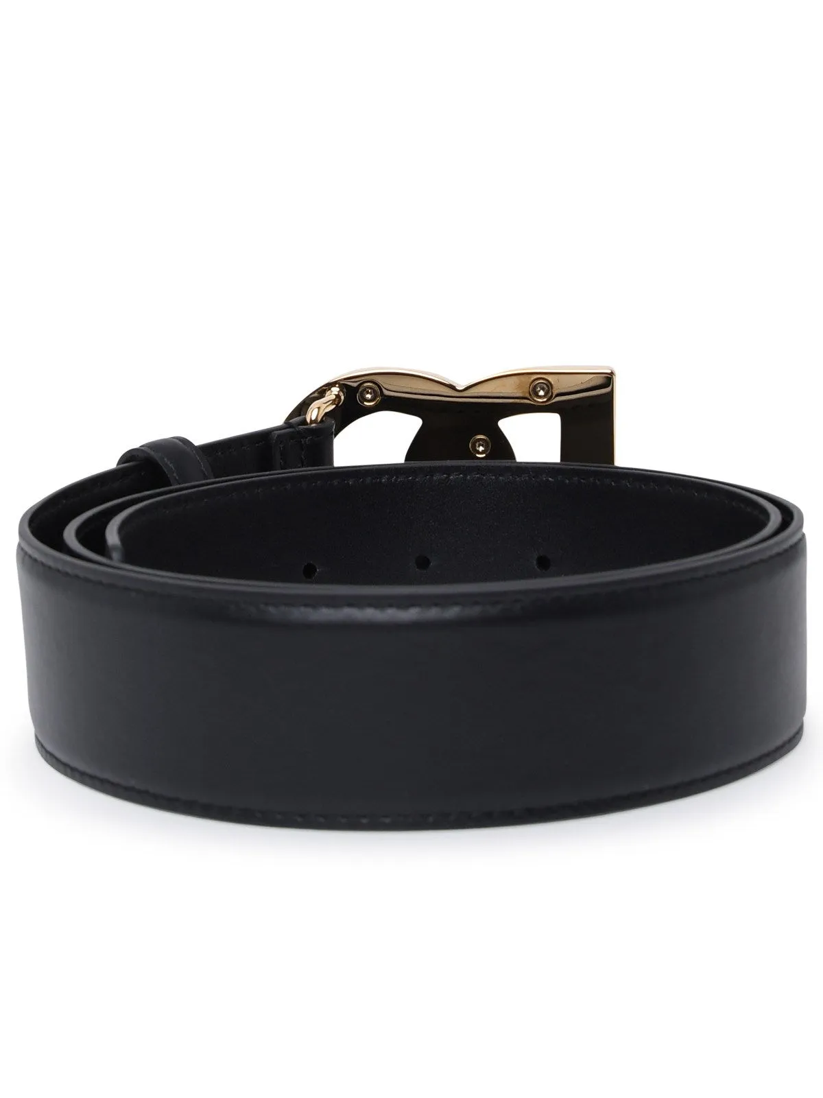Dolce & Gabbana DG Logo Plaque Buckle Belt