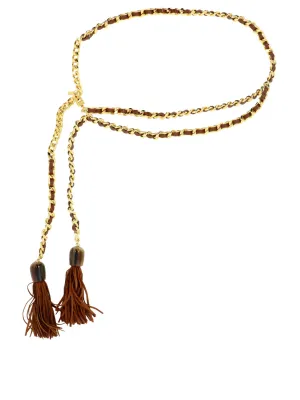 Elisabetta Franchi Chain-Detailed Belt