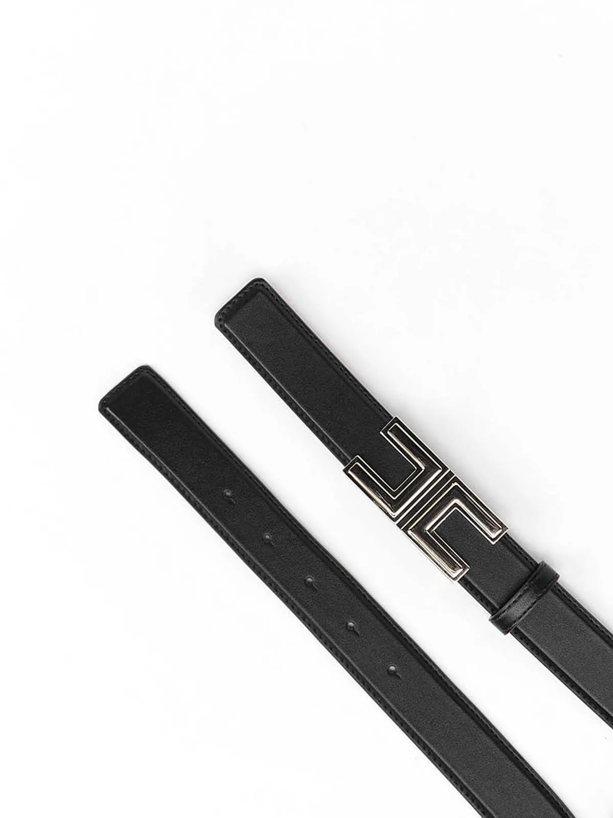 Elisabetta Franchi Logo Plaque Belt