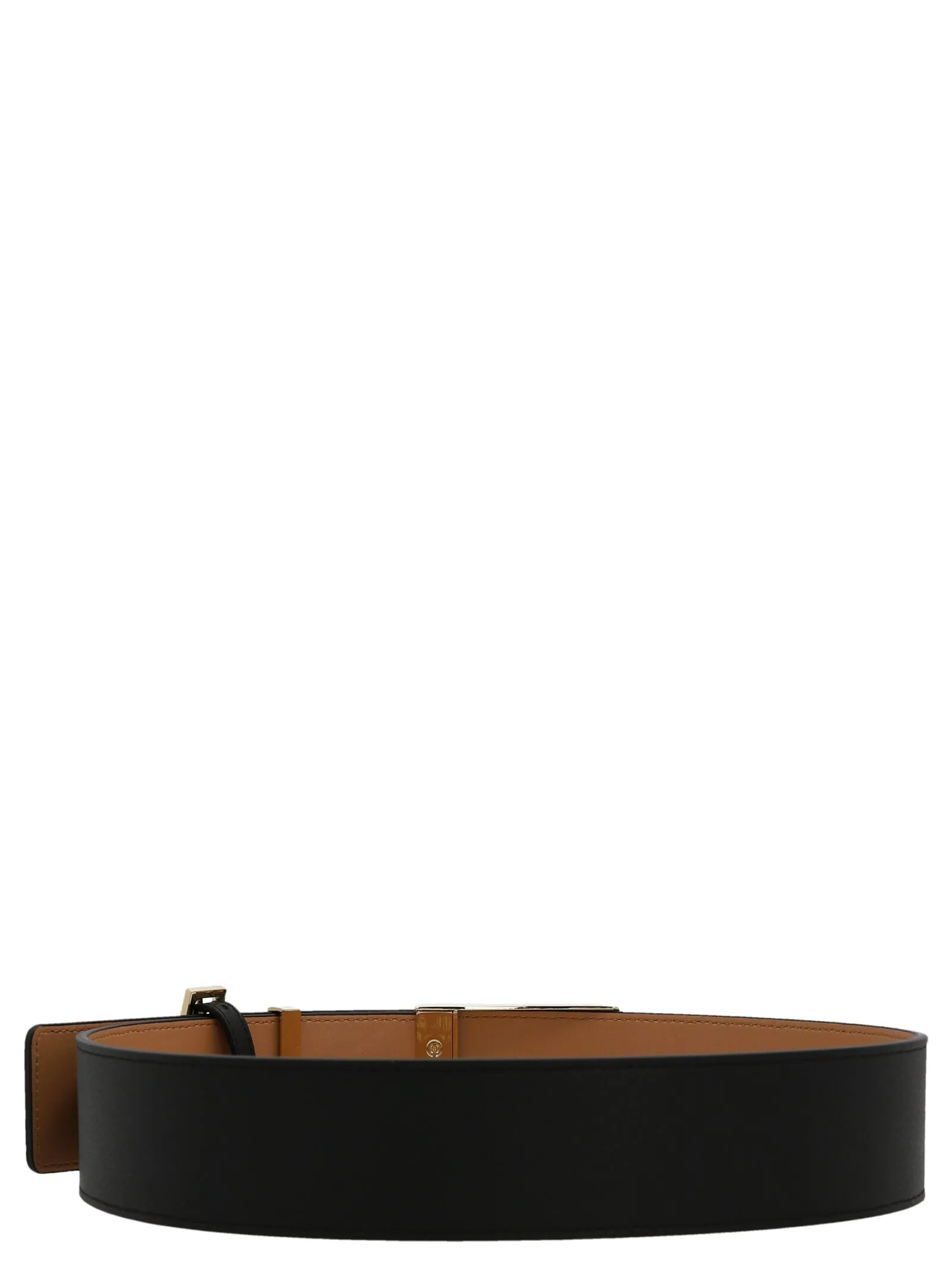 Elisabetta Franchi Logo Plaque Buckle Belt