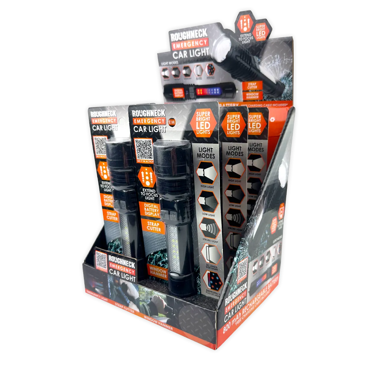 Emergency Car Light Multi Tool - 6 Pieces Per Retail Ready Display 25493