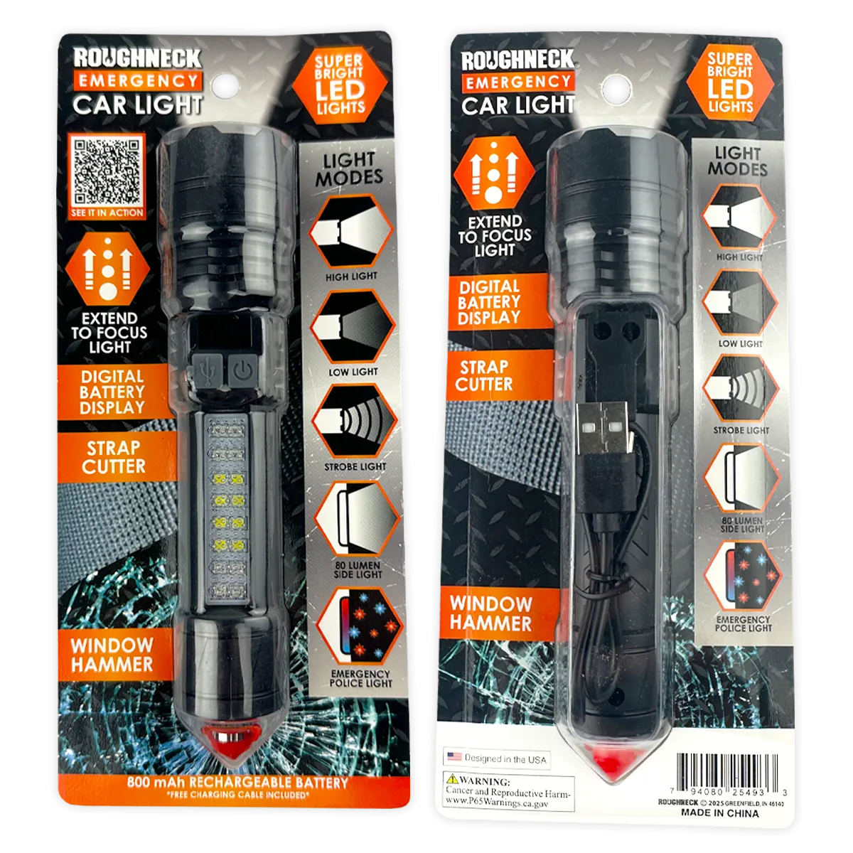 Emergency Car Light Multi Tool - 6 Pieces Per Retail Ready Display 25493