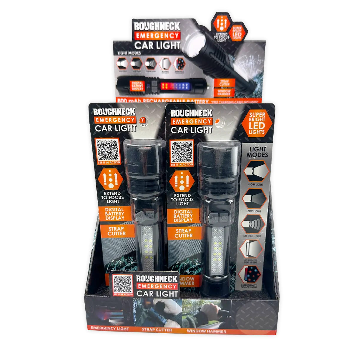 Emergency Car Light Multi Tool - 6 Pieces Per Retail Ready Display 25493