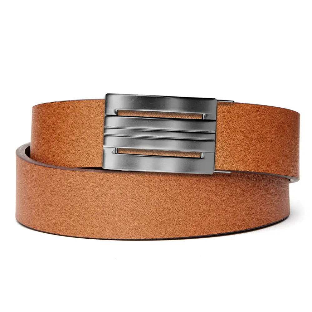 EQUINOX BUCKLE | CLASSIC LEATHER BELT 1.37"