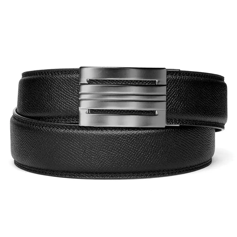 EQUINOX BUCKLE | CLASSIC LEATHER BELT 1.37"