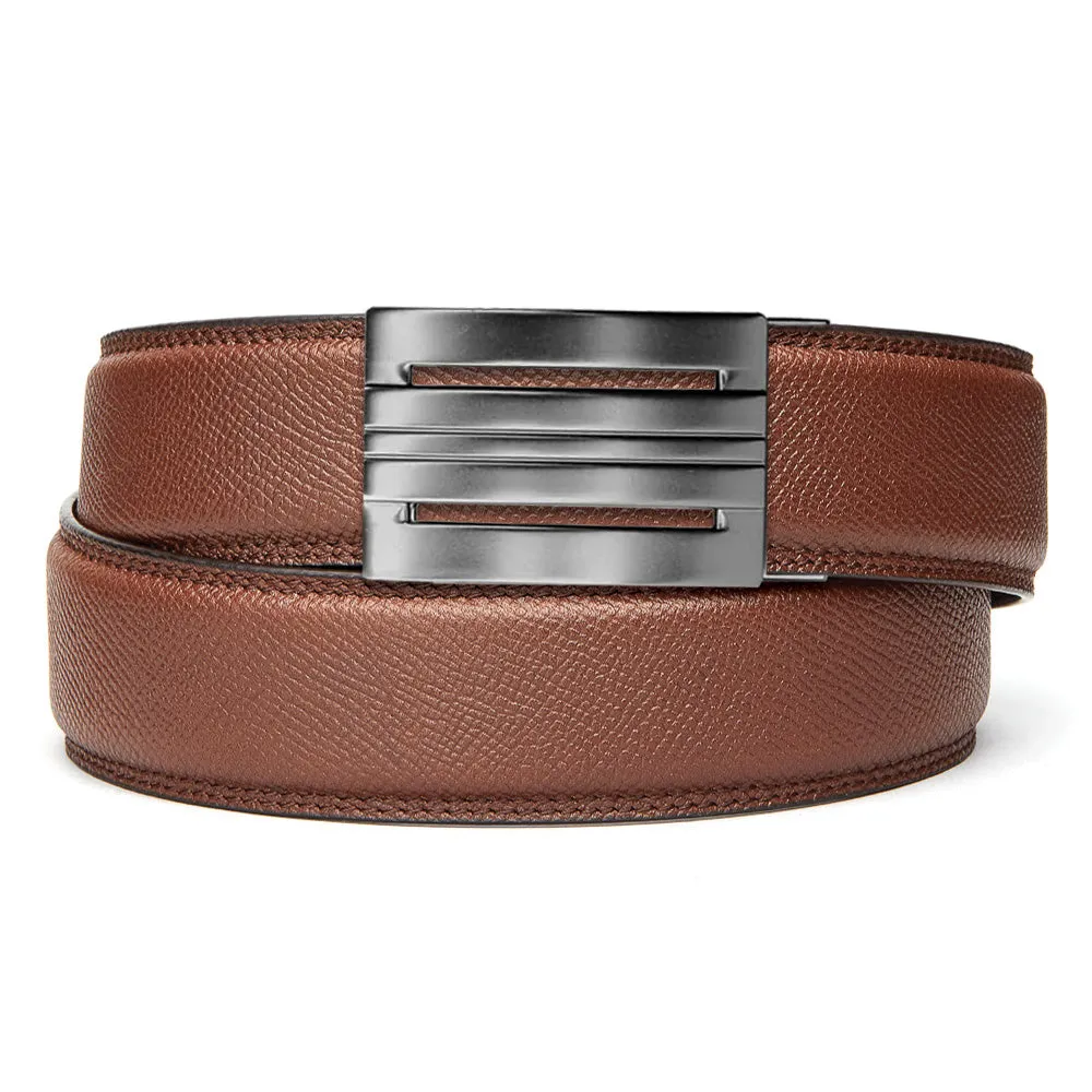 EQUINOX BUCKLE | CLASSIC LEATHER BELT 1.37"