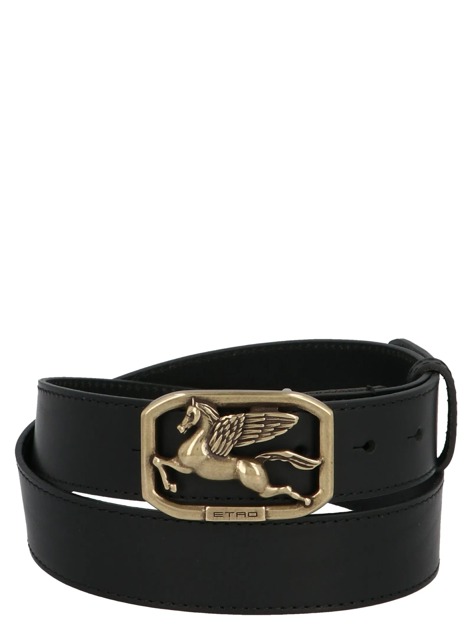 Etro Logo Plaque Buckle Belt