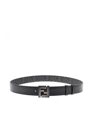 Fendi Logo Plaque Reversible Belt