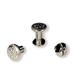 Floral Chicago Screws - 1/4" - 2 Pack