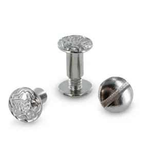 Floral Chicago Screws - 3/8" - 2 Pack