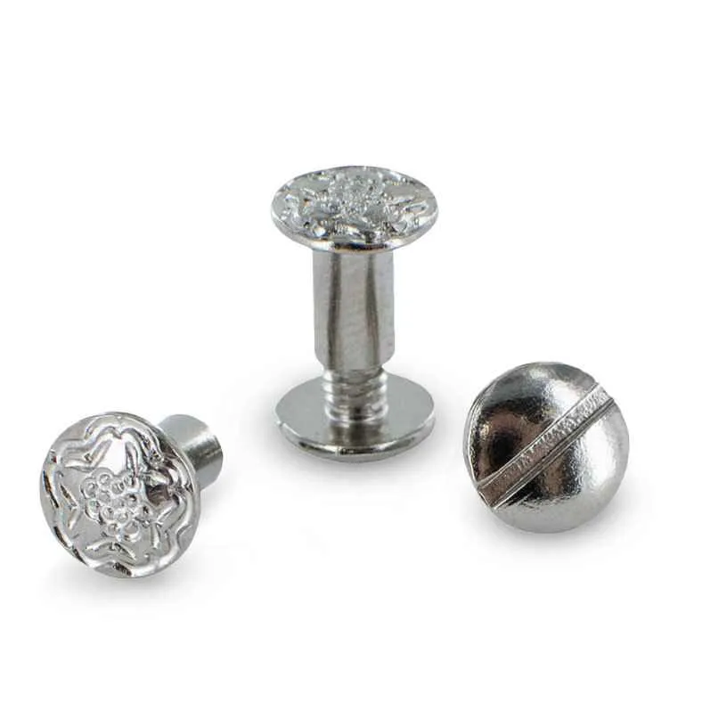 Floral Chicago Screws - 3/8" - 2 Pack