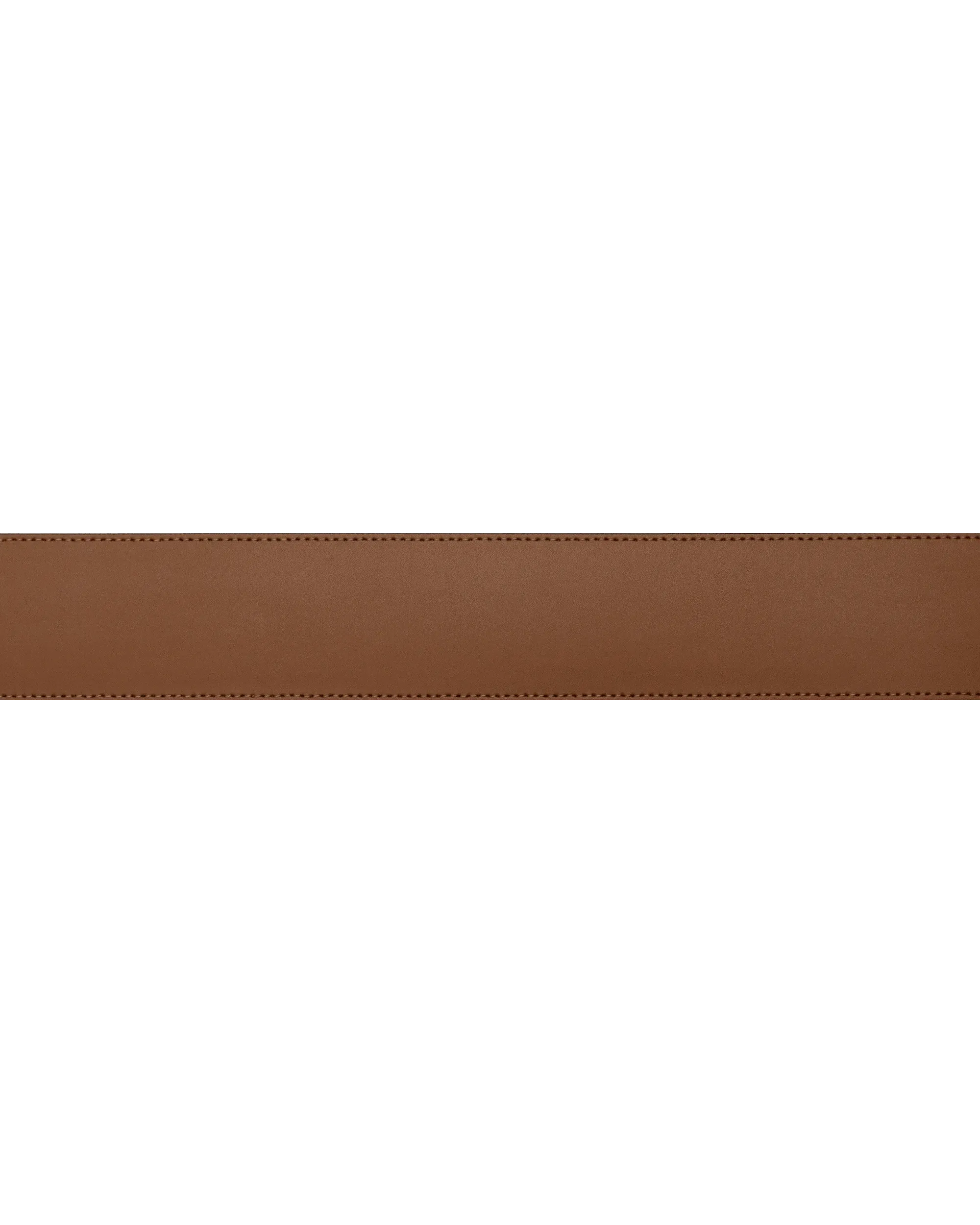Gold Garland Logo Leather Belt