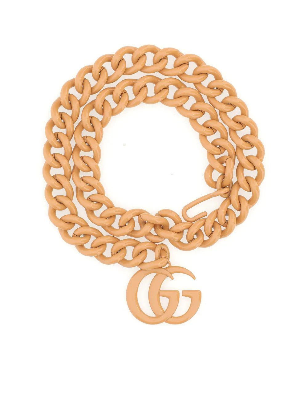Gucci Logo Pandent Chain Linked Belt