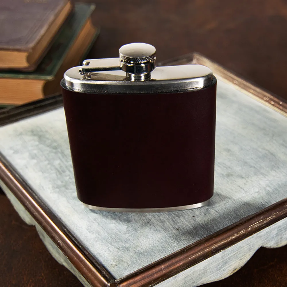 Leather Covered Flask