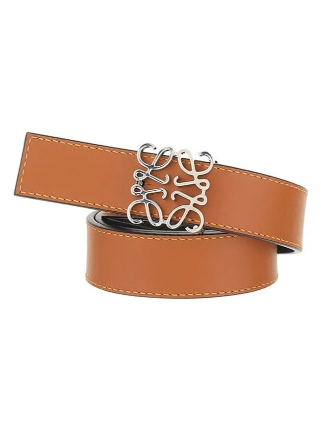 Loewe Anagram Buckle Reversible Belt