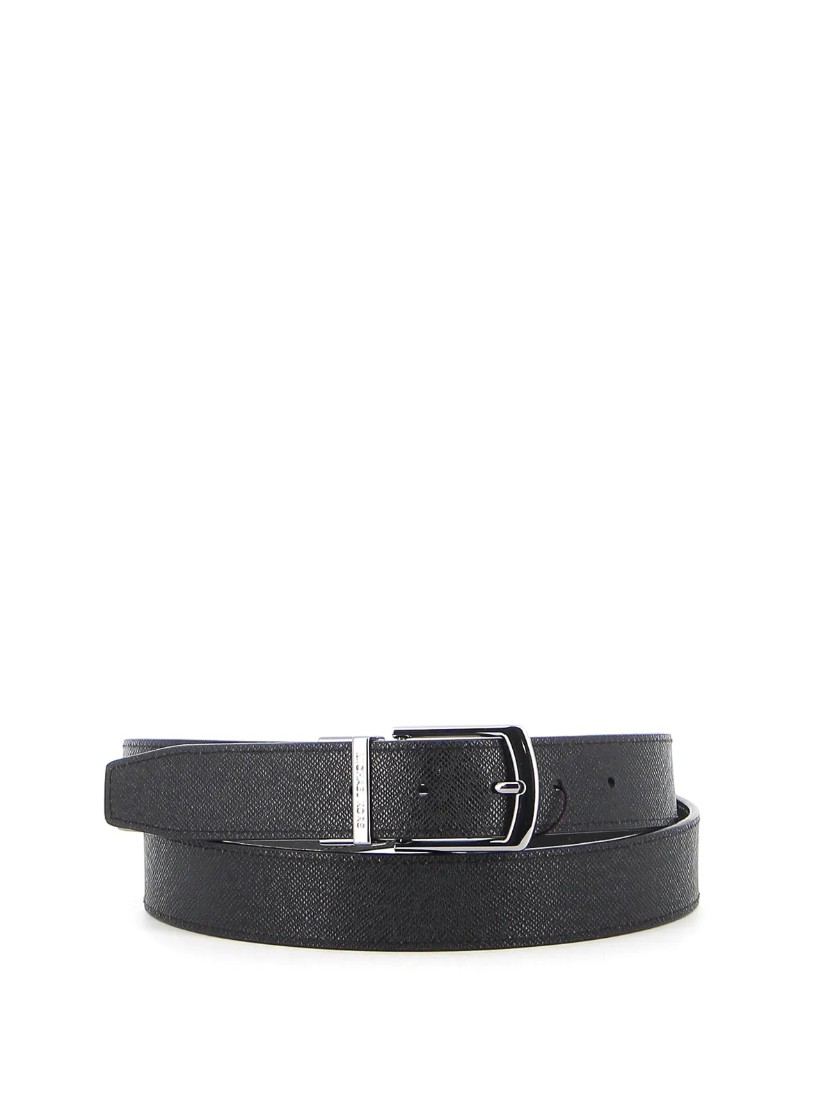 Michael Kors Logo Engraved Buckle Belt