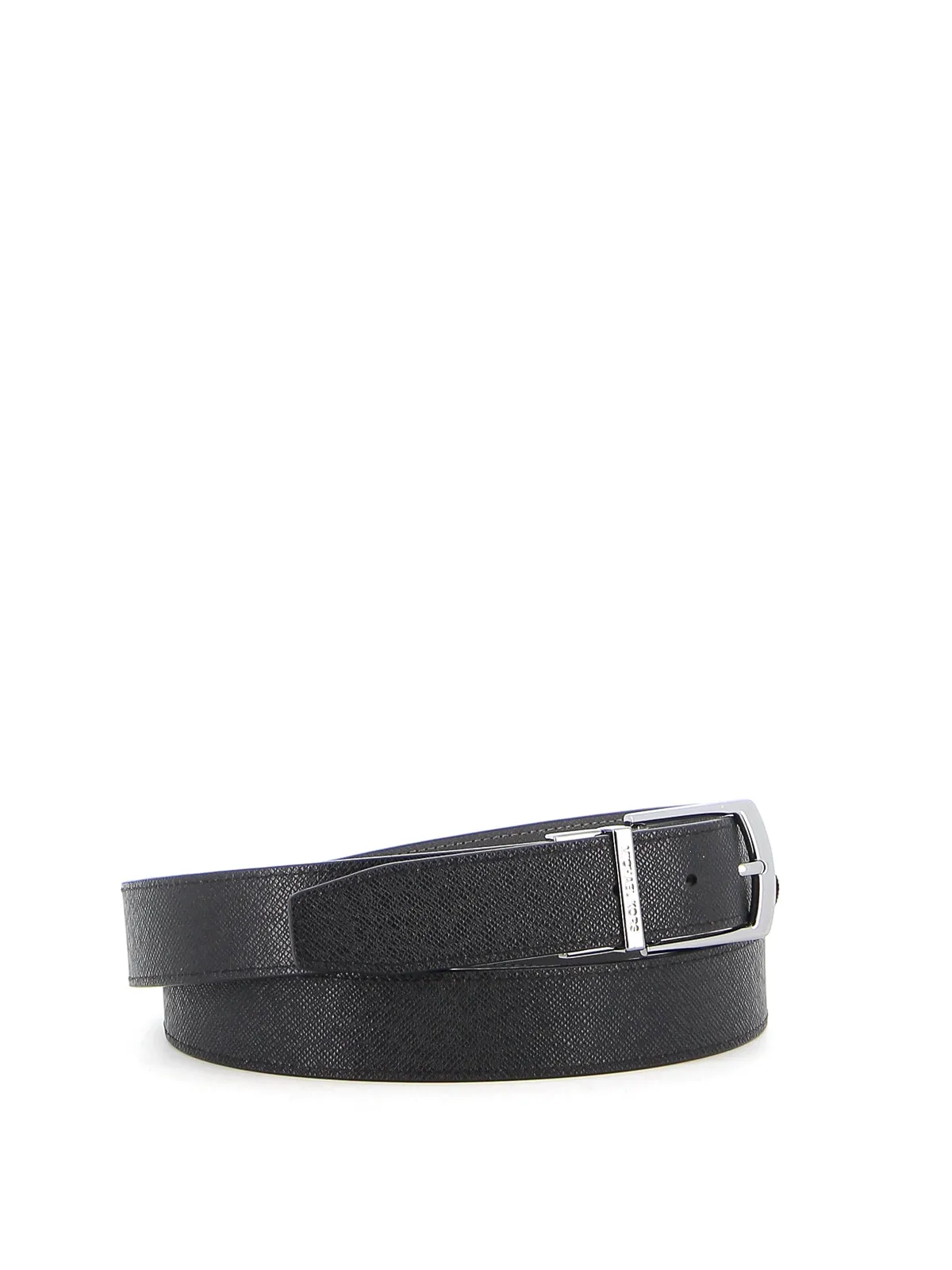 Michael Kors Logo Engraved Buckle Belt