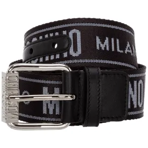 Moschino Logo Detailed Buckle Belt