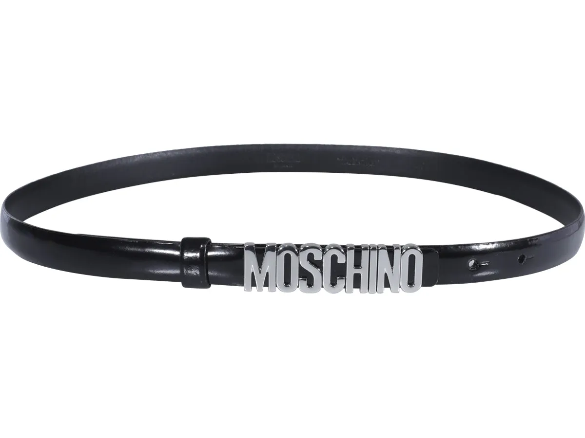 Moschino Logo Lettering Belt