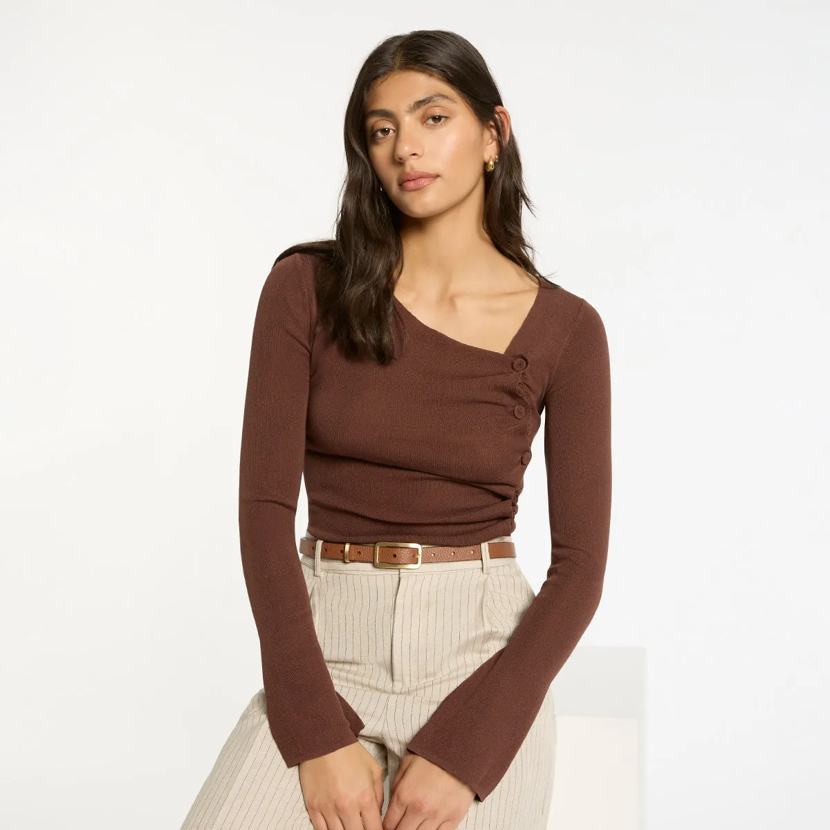 Muse Belt - Tan/Gold