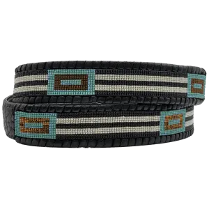 Navajo Chief's Blanket Beaded Belt