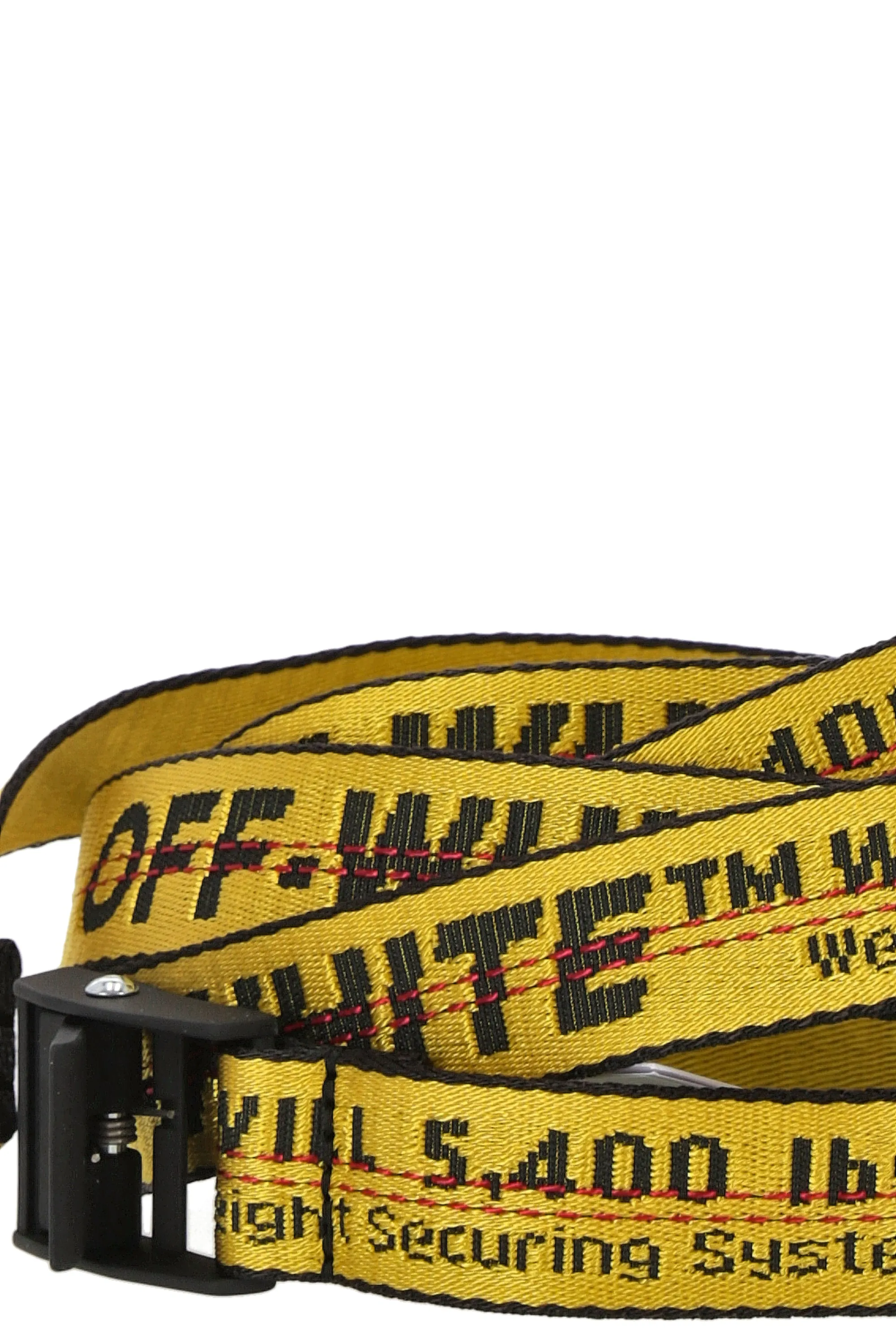 Off-White Logo-Embroidered Buckle Belt