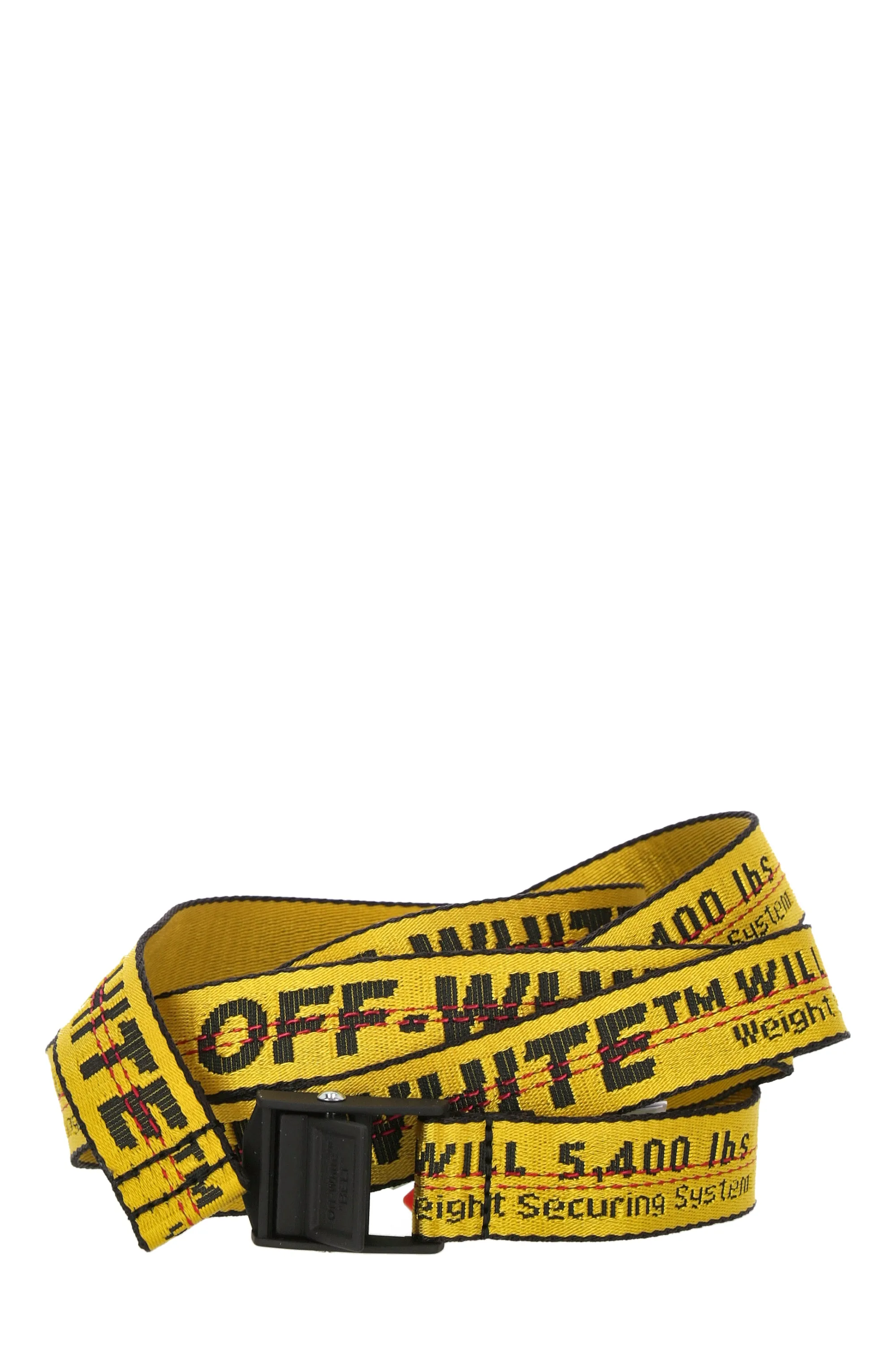 Off-White Logo-Embroidered Buckle Belt
