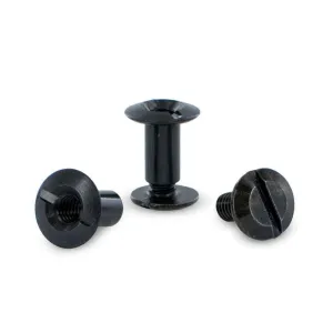 Open Slotted Chicago Screws - 2 Pack - 1/4"